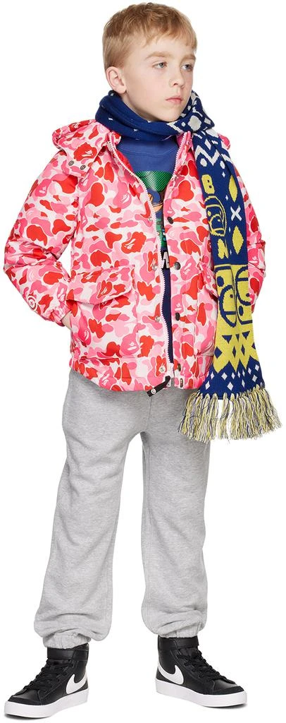 Bape Kids Blue Baby Milo Camo Hammock Sweatshirt 4