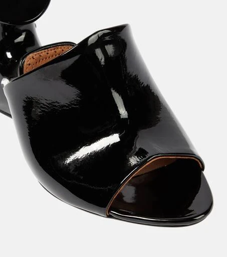 Alaïa La Sculpture embellished patent leather mules 6