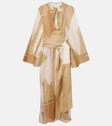 JOHANNA ORTIZ Aqua Cruiser cotton voile kaftan