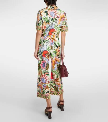 ETRO Floral cotton culottes 3