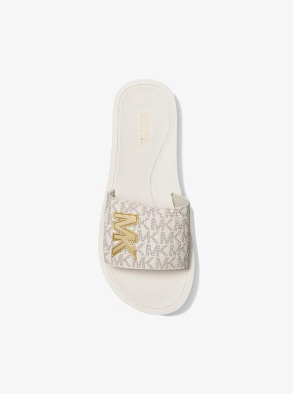 Michael Kors Logo Platform Slide Sandal 3