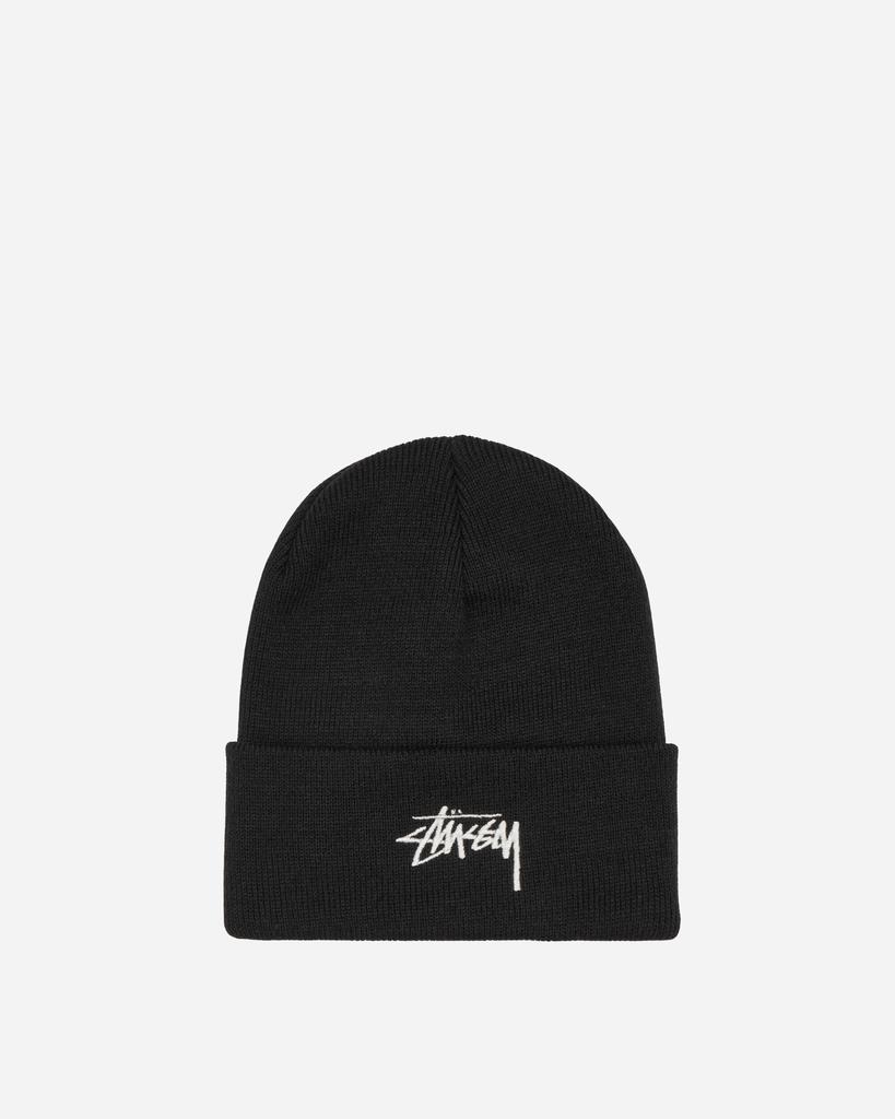 STUSSY Loose Knit SS-Link Skullcap Black - Hats - BeyondStyle