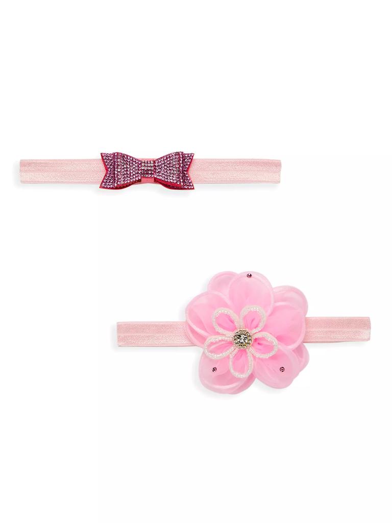 Bari Lynn Baby Girl's Bow Headband Set