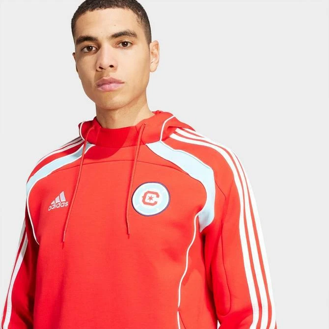 Adidas Men's adidas Chicago Fire FC MLS Travel Hoodie 5