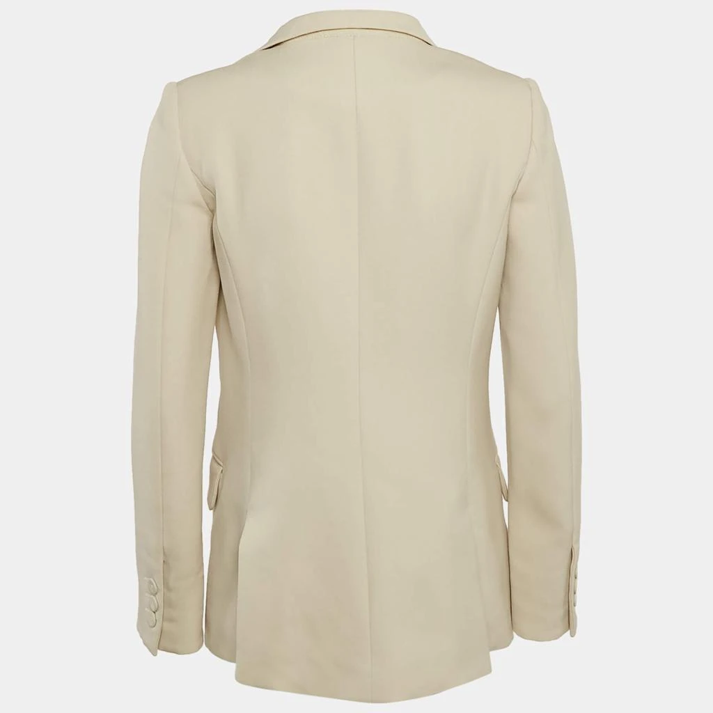Fendi Fendi Light Beige Wool Single Breasted Blazer S 2