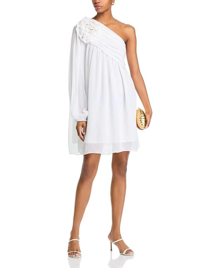 Farm Rio Off White One Shoulder Mini Dress - Exclusive 3