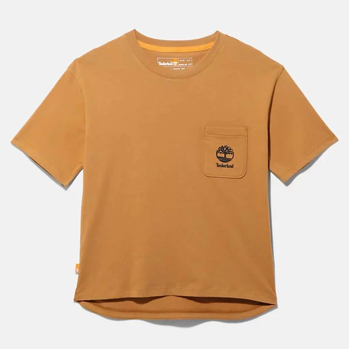 Timberland Logo-pocket T-Shirt for Women in Yellow 1