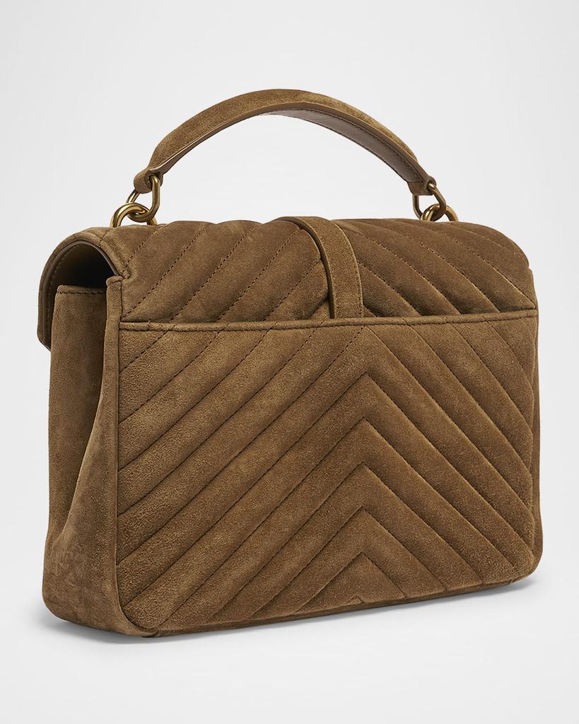 Yves Saint Laurent College Medium Flap YSL Shoulder Bag in