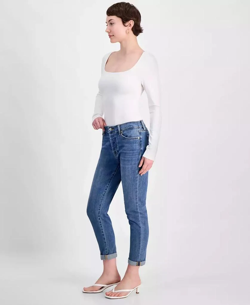 7 For All Mankind Women's Josefina Cuffed Skinny Jeans 2