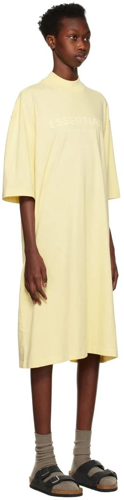 Essentials Yellow Short Sleeve Minidress 2