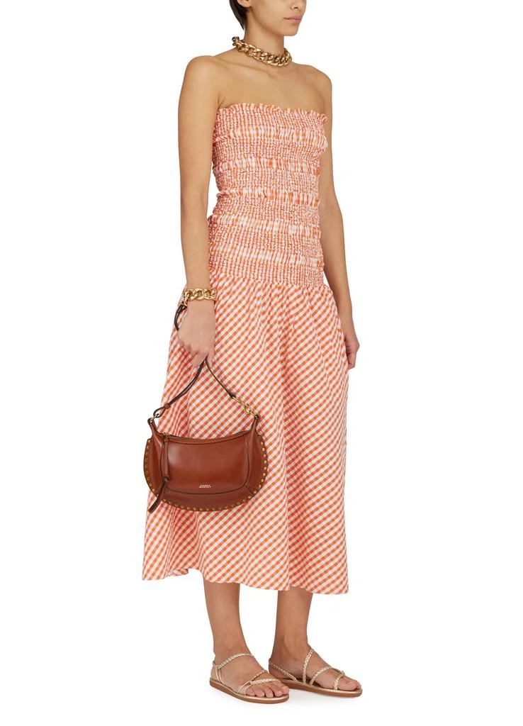 Kenzo Bustier smocked dress 6