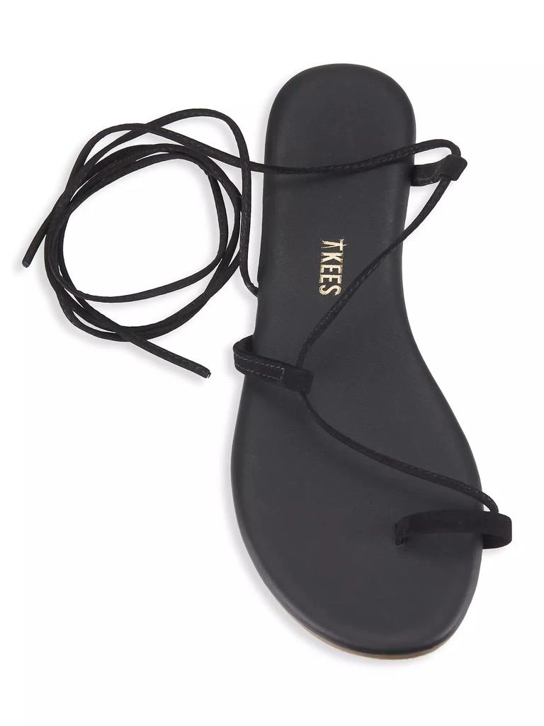 Tkees Jo Suede Ankle-Tie Sandals 5
