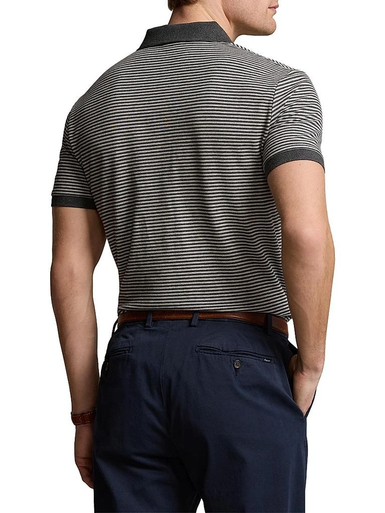 Ralph Lauren Striped Stretch Mesh Polo Shirt 4