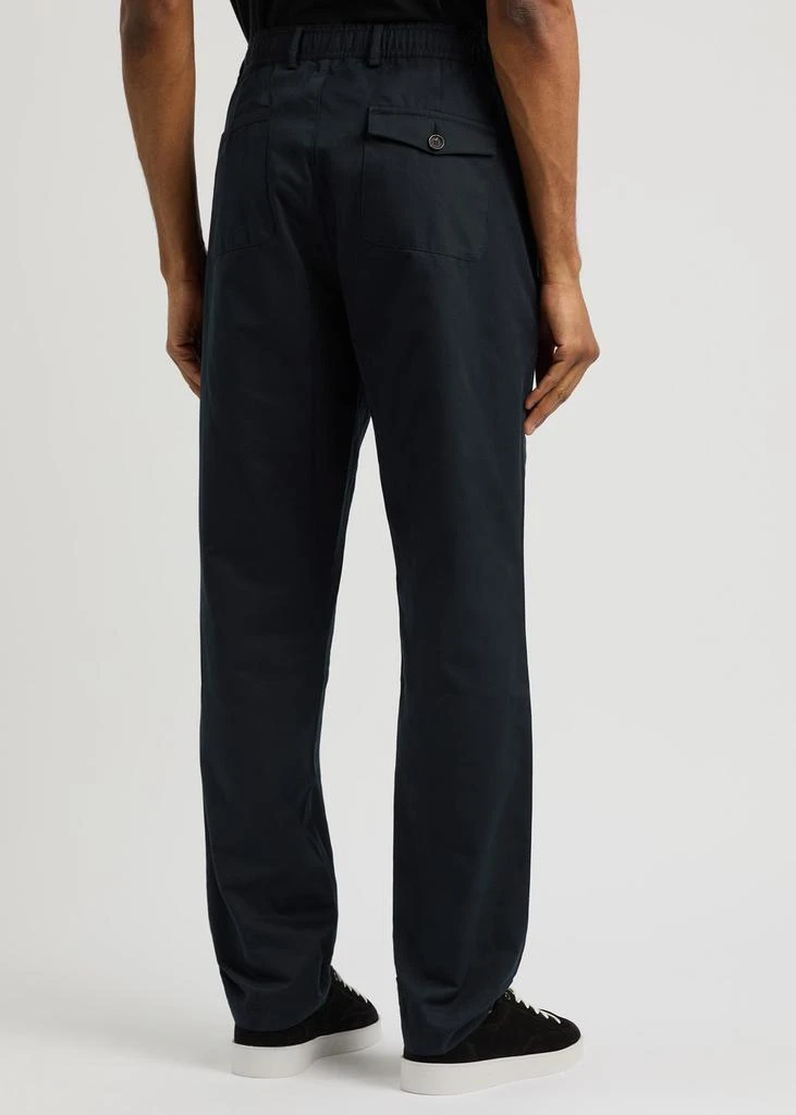 Oliver Spencer Drawstring cotton-twill trousers 3