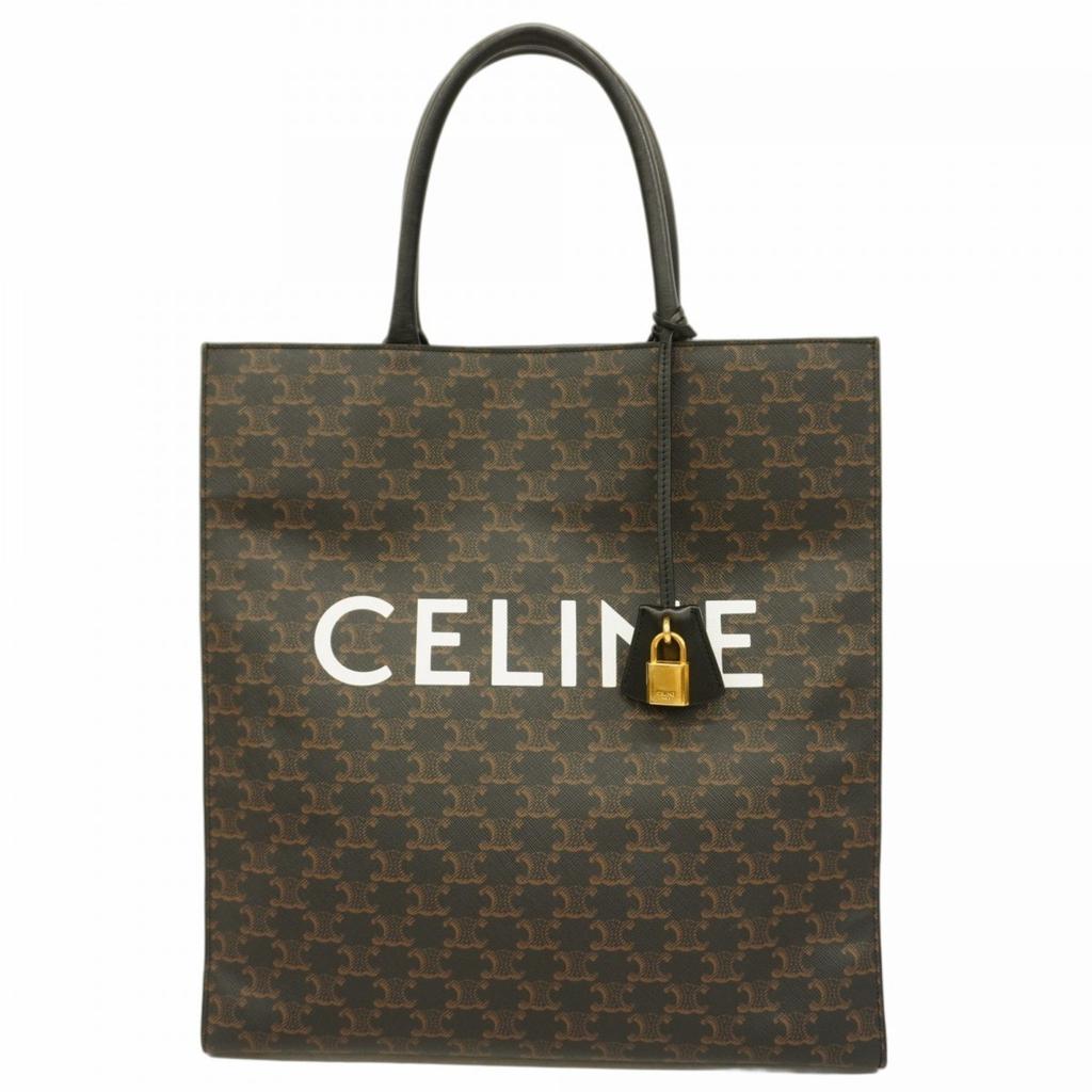 Celine Large Cabas Striped Tote Bag - Tote Bags - Save $10