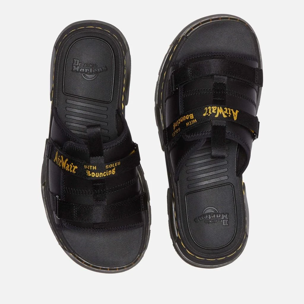 Dr. Martens Dr. Martens Ayce II Leather and Webbing Slide Sandals 7