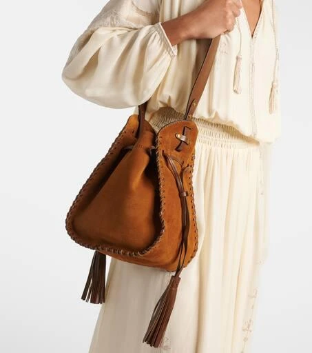 Isabel Marant Silao Medium suede bucket bag 2
