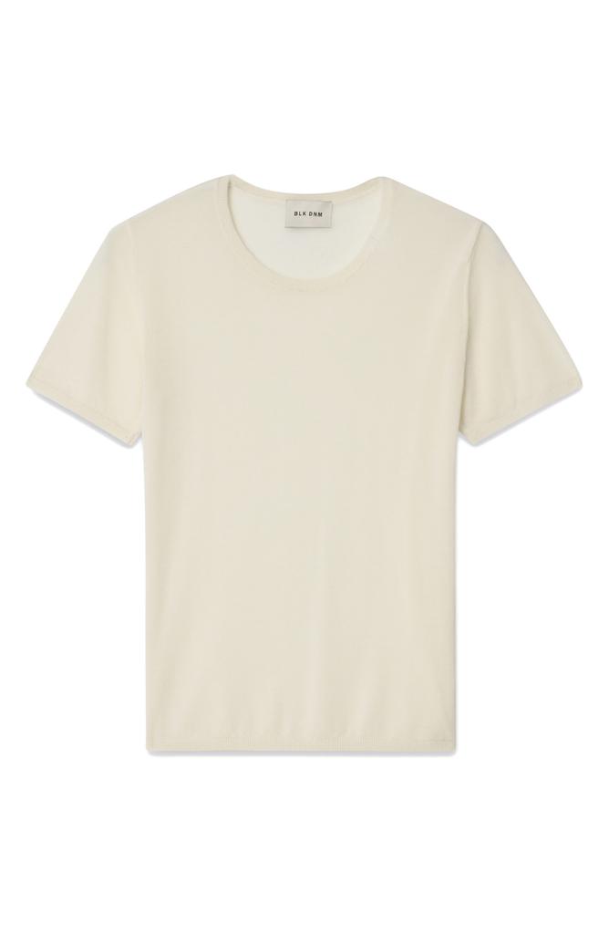 BLK DNM Wool & Silk Short Sleeve T-Shirt Sweater