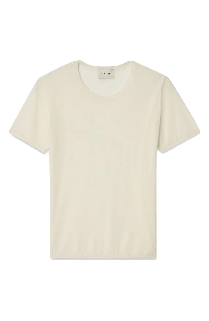 BLK DNM Wool & Silk Short Sleeve T-Shirt Sweater 1