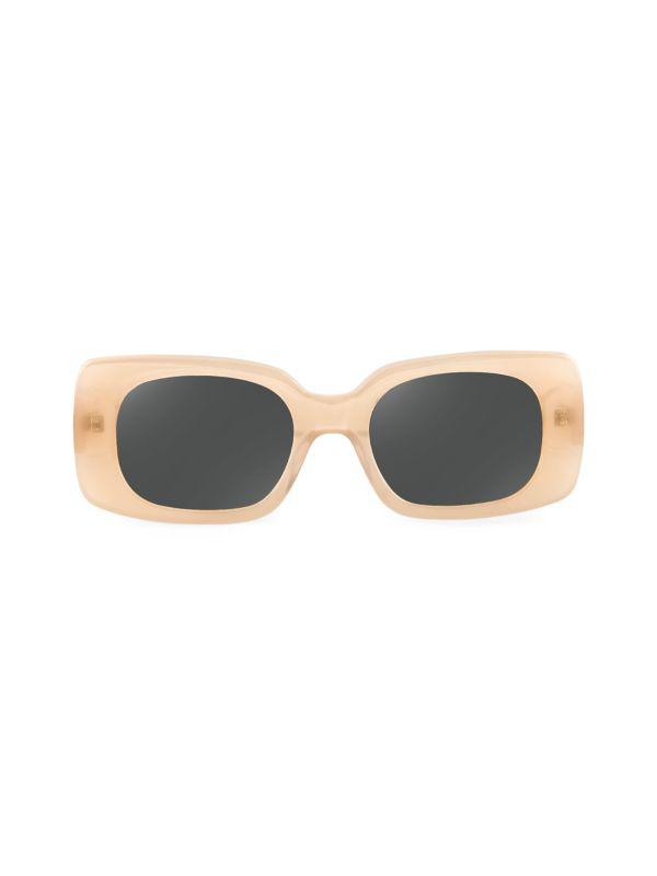 AQS 47MM Rectangular Sunglasses