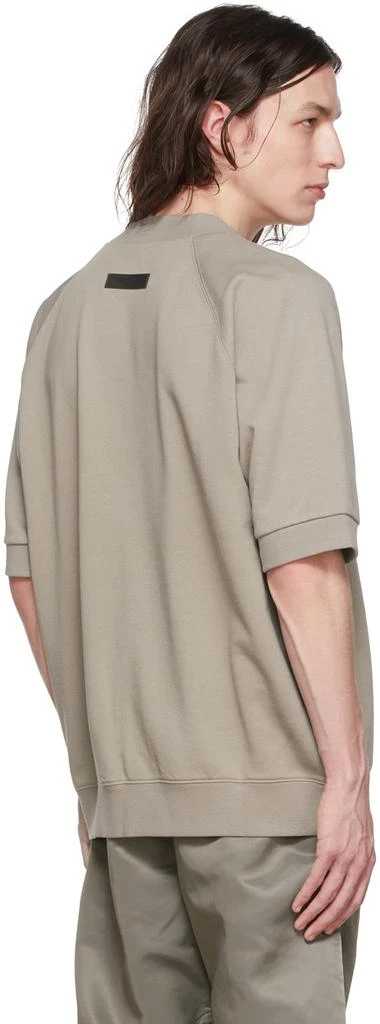 Essentials Taupe Cotton Sweatshirt 3