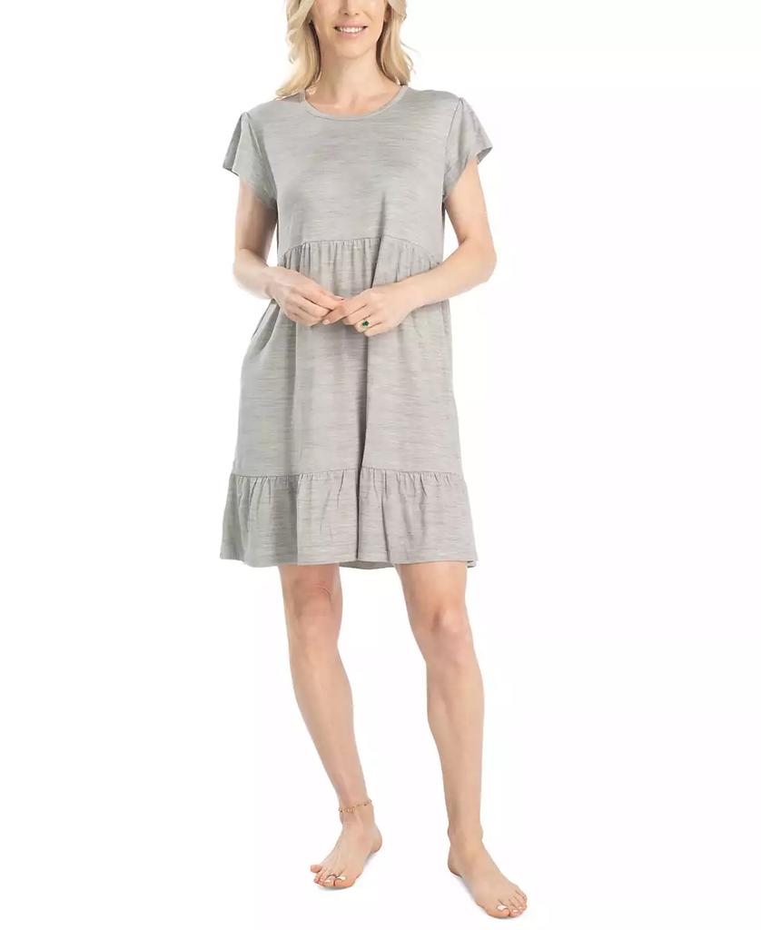 MUK LUKS Women's Daydream Tiered Sleep & Lounge Dress