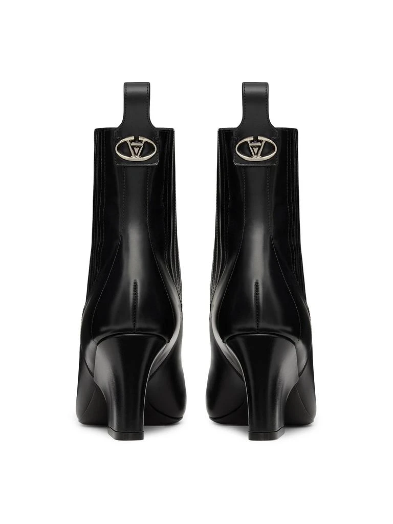 Valentino Beatle 75MM VLogo Lockette Brushed Leather Boots 3