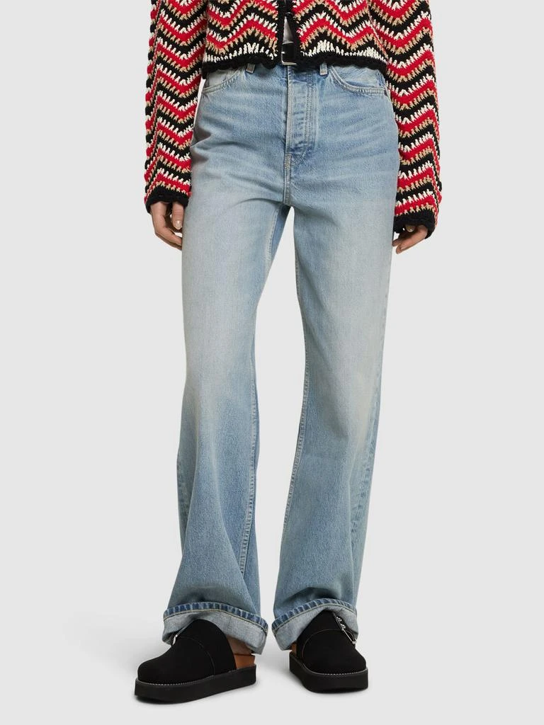 Ganni 30mm Feminine Buckle Mules 1