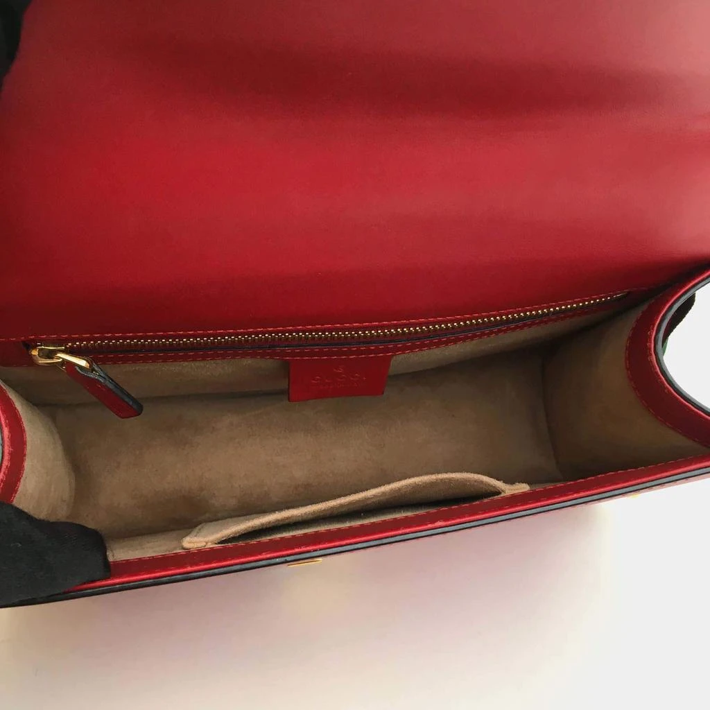 Gucci Gucci Red Leather Small Sylvie Shoulder Bag 19