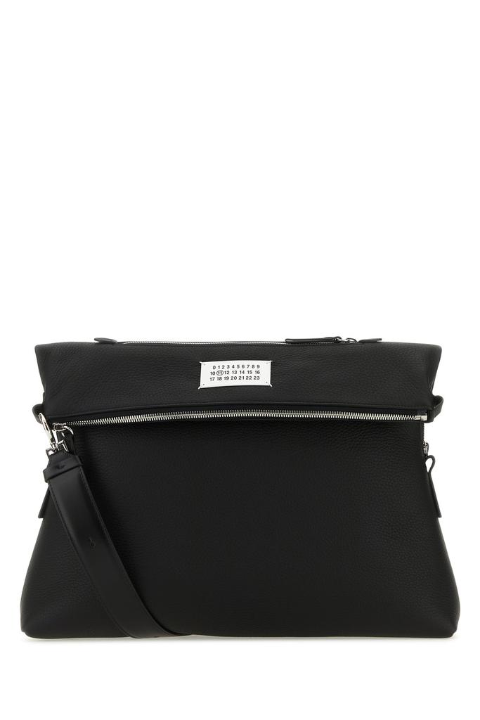 ショルダーバッグ Maison Margiela Black Leather Crossbody Bag MAISON MARGIELA Black leather crossbody bag - Shoulder Bags