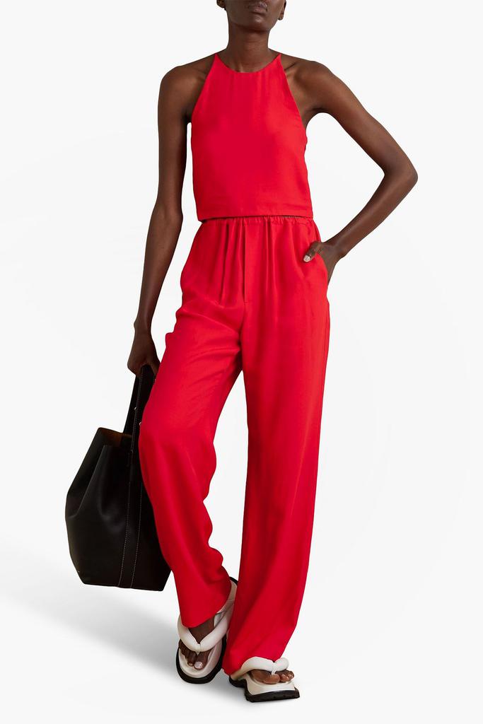 GAUCHERE Cropped twill camisole