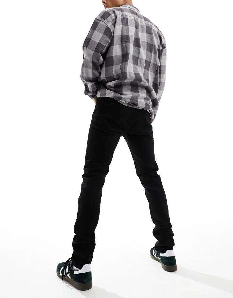 Weekday Weekday Friday low waist skinny jeans in black 3