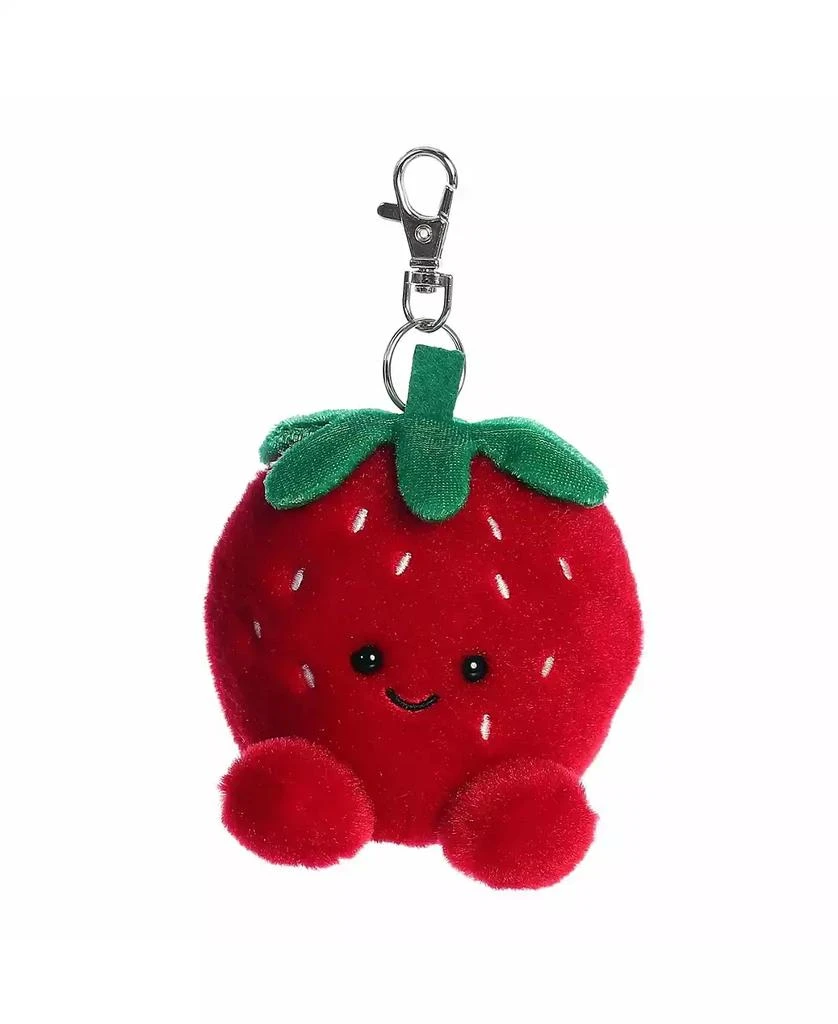 Aurora Mini Juicy Strawberry Palm Pals Adorable Clip-On Red 4"