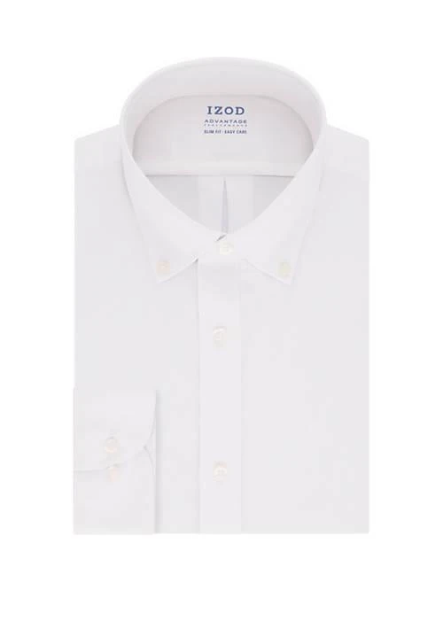 IZOD Advantage Performance Slim Fit Dress Shirt - Shirts - BeyondStyle