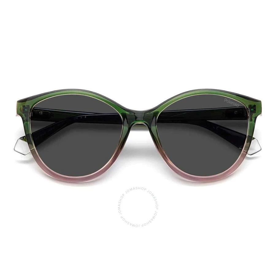 Polaroid Polarized Grey Oval Ladies Sunglasses PLD 4133/S/X 0IWB/M9 55 1