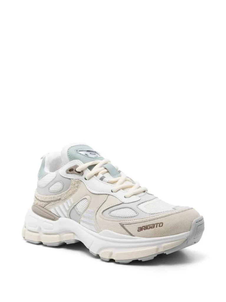 Axel Arigato Beige Leather And Suede Trainers With Sole 3