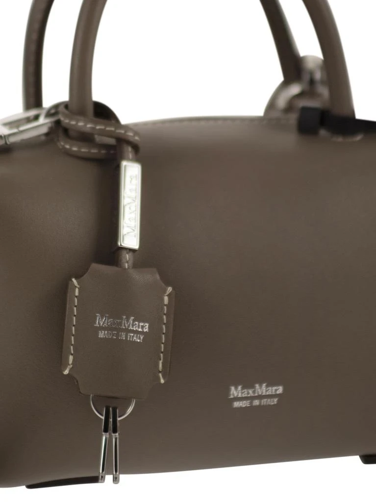 Max Mara Holdalls - Small Natural Leather Satchel 5