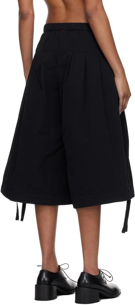 CASEY CASEY Black Pli Shorts 3