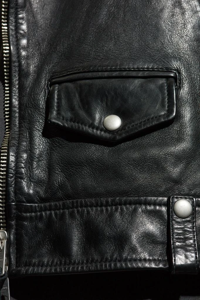 ALL SAINTS Leather jacket Milo 5