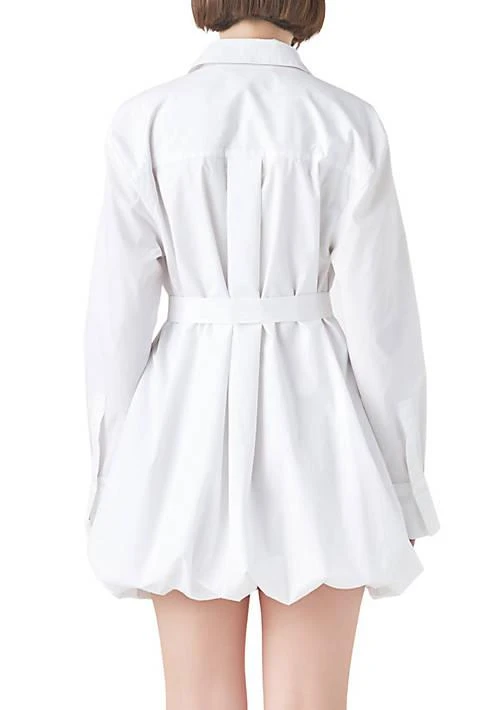 Grey Lab Lab Bubble Shirt Dress 2