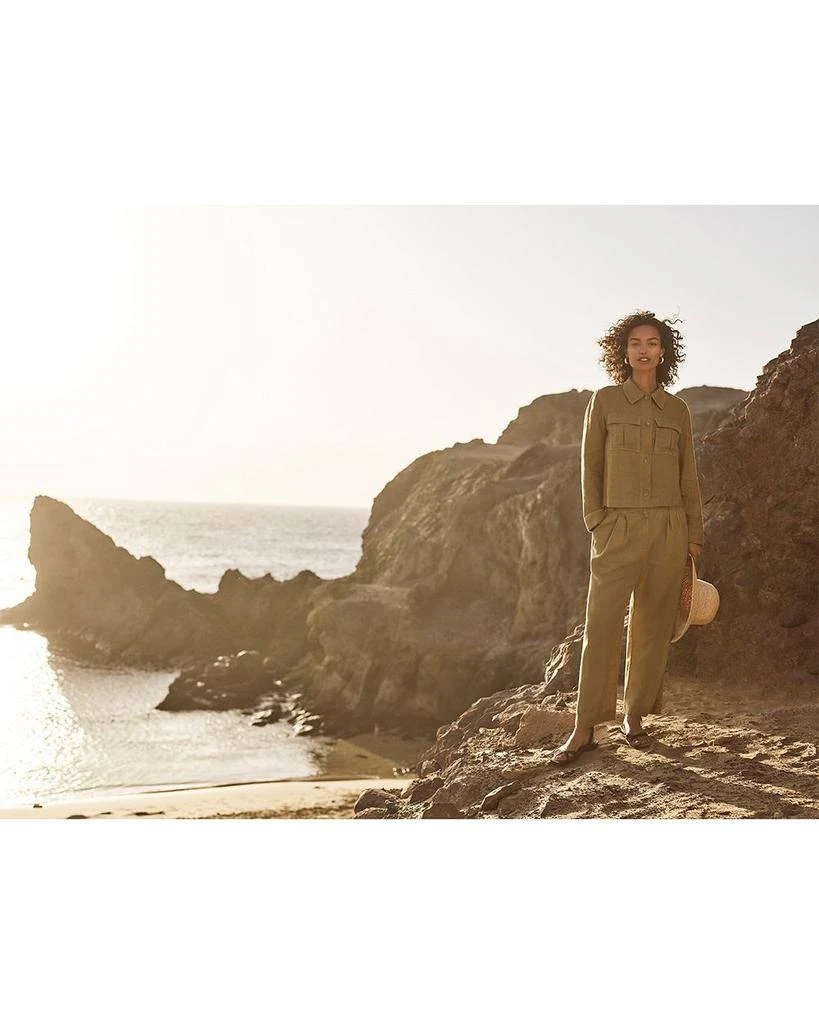 Whistles Abby Linen Casual Jacket 3