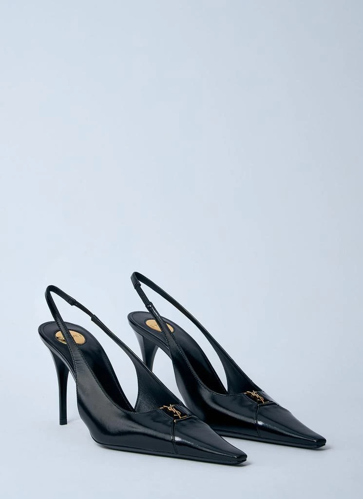 Yves Saint Laurent Babylone Heeled Mules 2