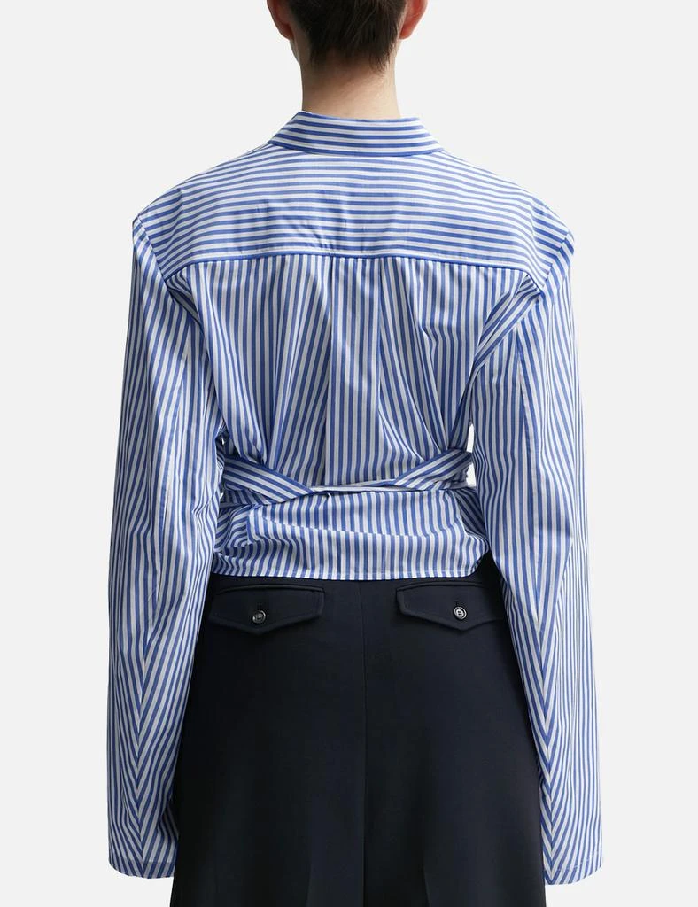 pushBUTTON Stripe Tie Shirt 3