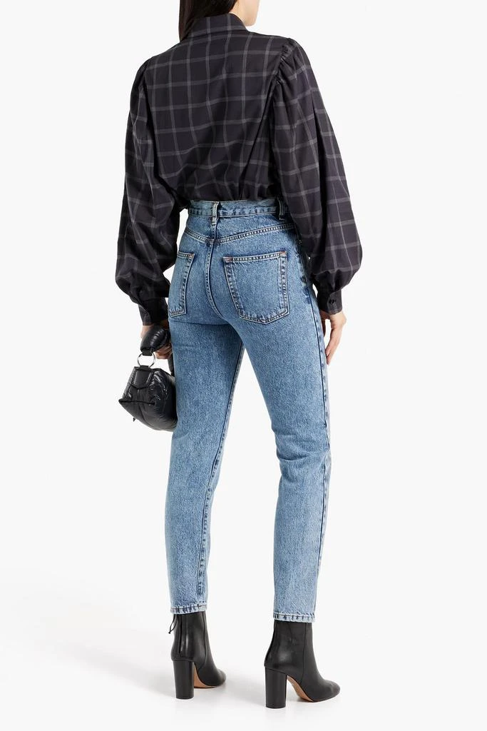 IRO Gismond acid washed high-rise straight-leg jeans 3