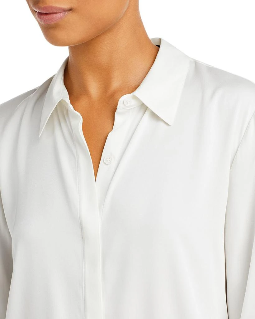 Theory Sunaya Silk-Stretch Shirt 7