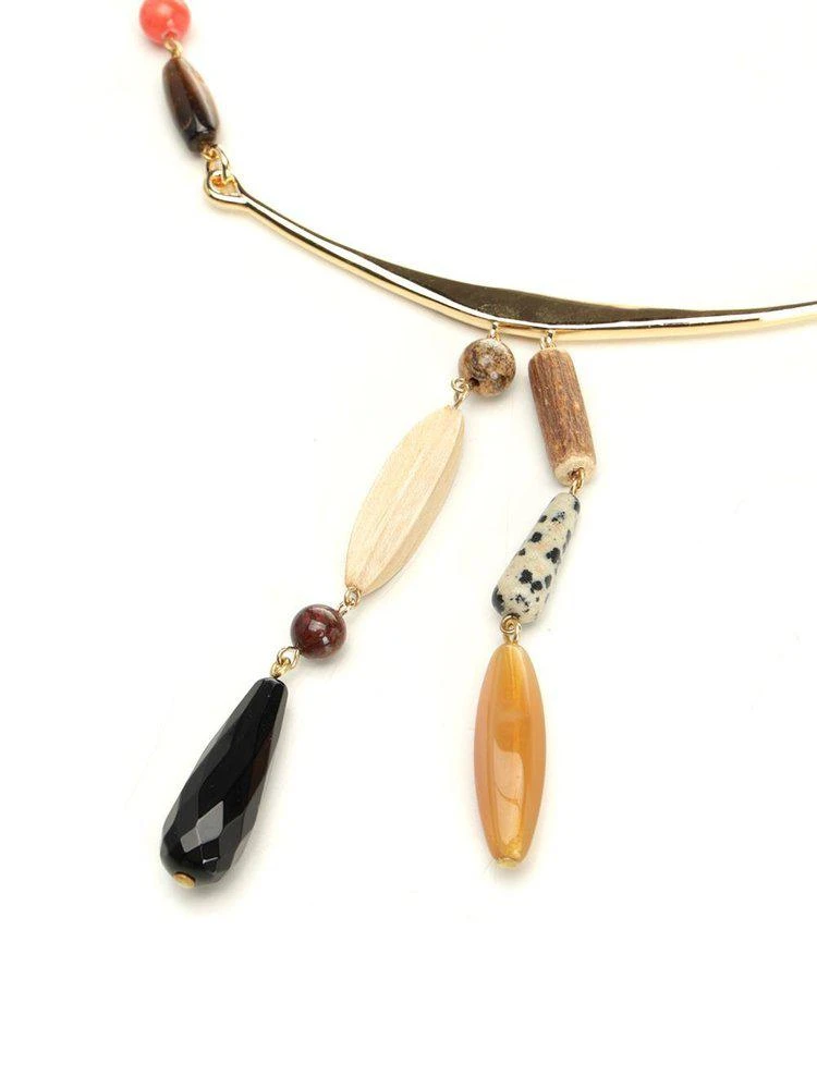 Isabel Marant Isabel Marant Ga Beaded Pendant Necklace