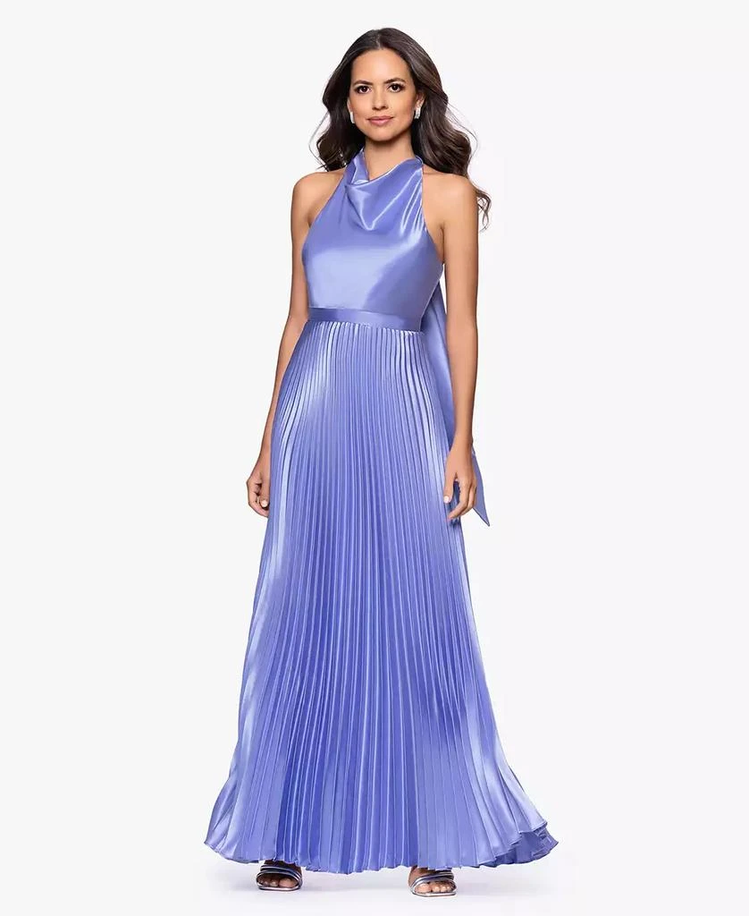 Betsy 
Adam Women
s Cowl Neck Sleeveless Gown