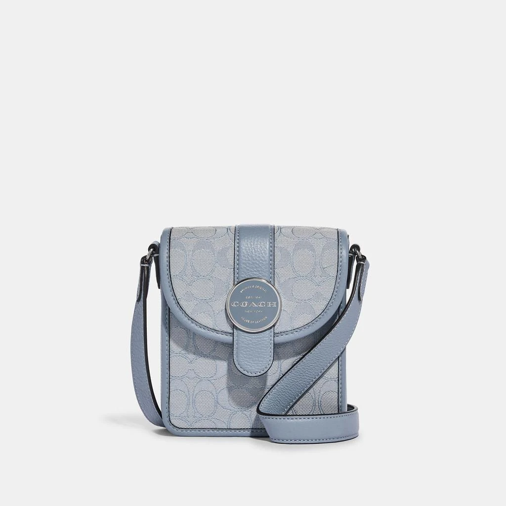 Coach Coach Outlet North/South Lonnie Crossbody In Signature Jacquard 10