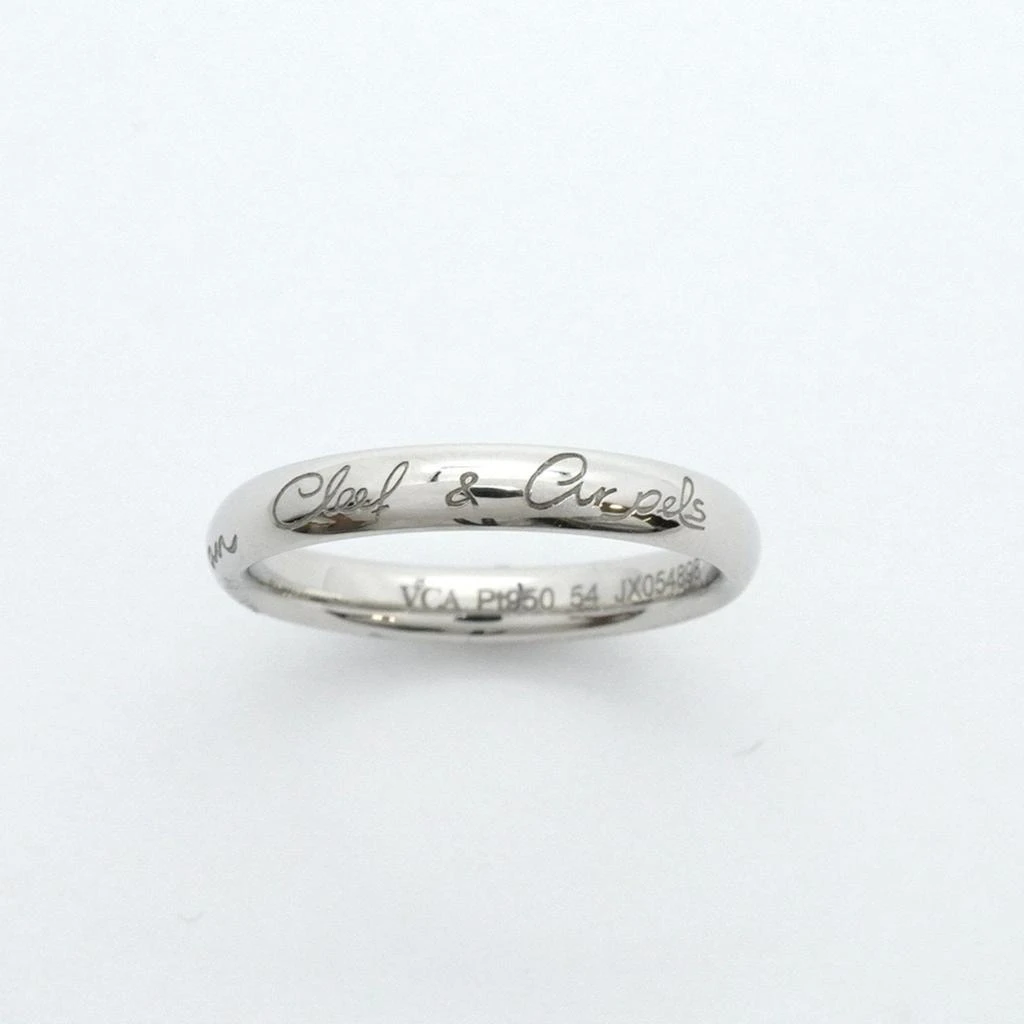 Van Cleef & Arpels Platinum 950 Band Ring (Pre-Owned) 2