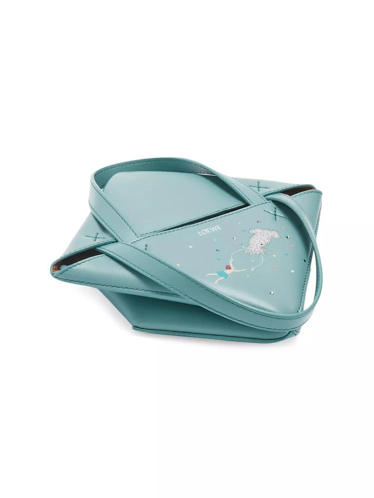 Loewe Suna Fujita x LOEWE Squid Mini Puzzle Fold Leather Tote 5